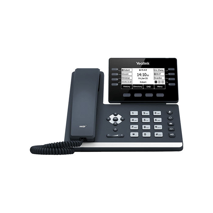 Yealink SIP-T53 téléphone fixe Gris 8 lignes LCD - Neuf