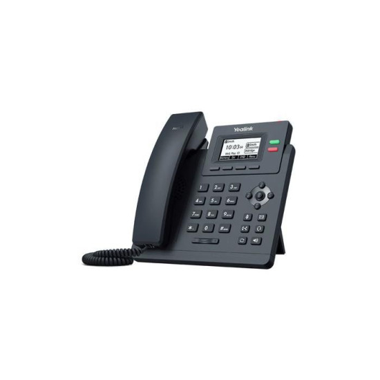 Téléphone IP Yealink T31P - 2 comptes SIP Poe - Noir