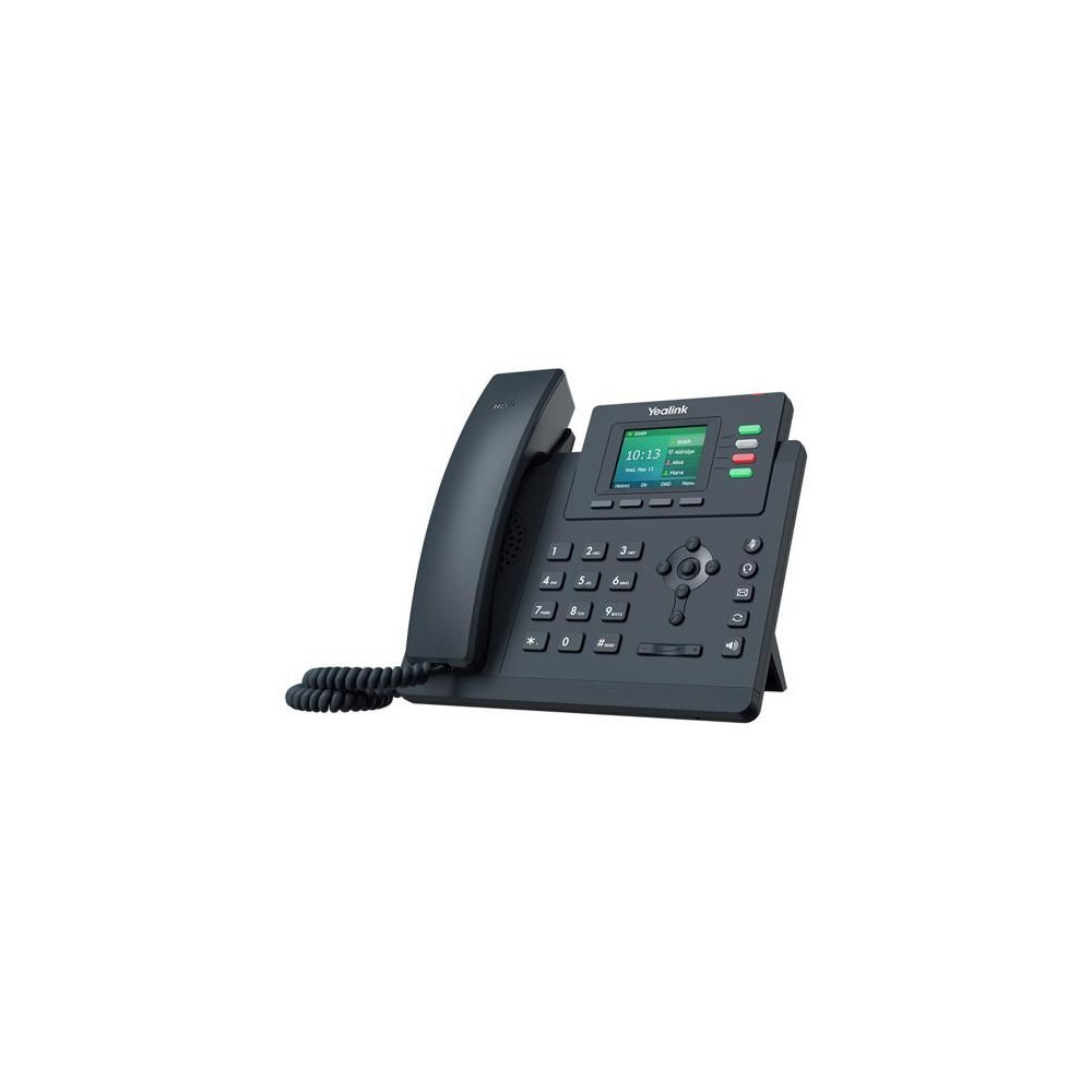 Téléphone VoIP - YEALINK - T33g - Noir - 4 comptes SIP - PoE - Vidéoconférence