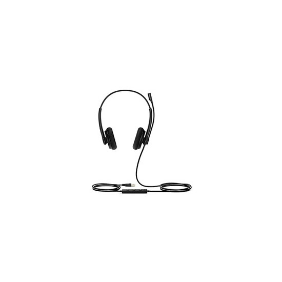 Casque Audio Telefonia UH34 Lite Dual UC USB Filaire Réduction du Bruit Noir