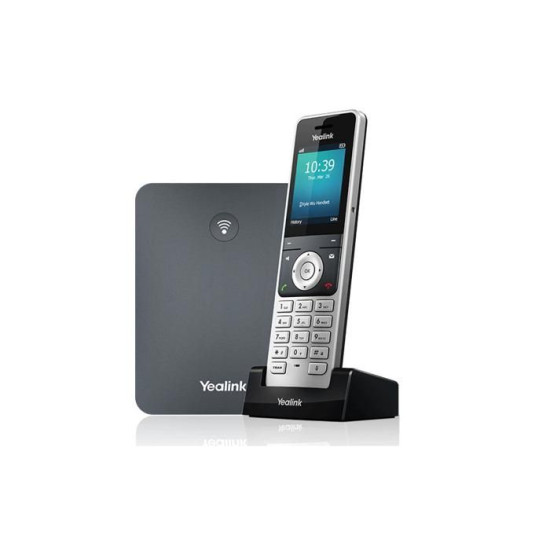 Téléphone mobile IP - YEALINK - W76P - Gris - 20 lignes - Écran TFT 2.4