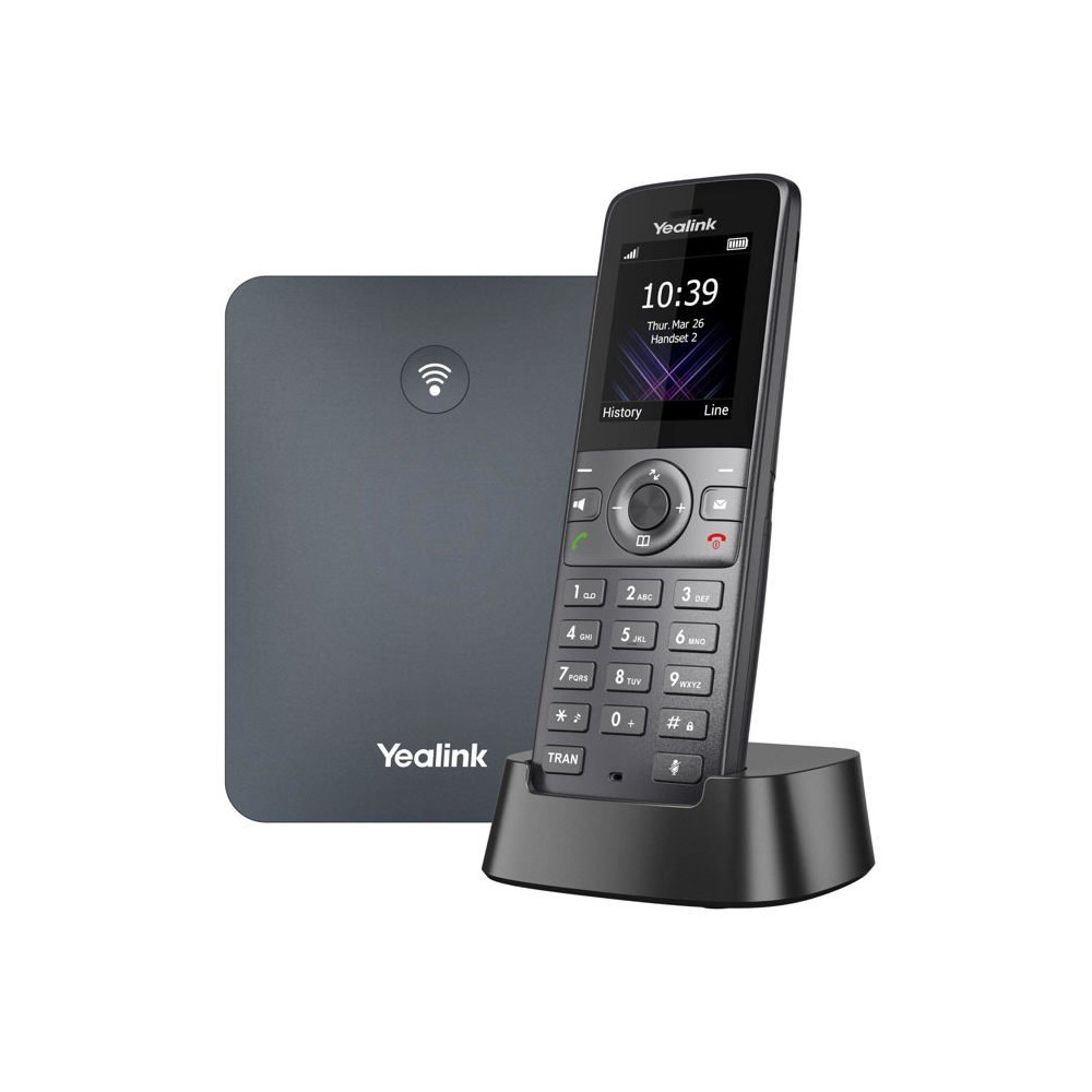 Téléphone sans fil - Yealink - W74P - Clavier simple - Répondeur numérique - Multiligne
