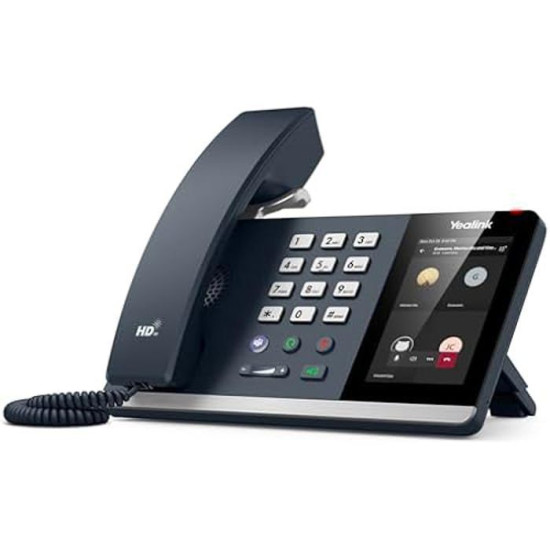 Téléphone de Bureau - YEALINK - MP54 E2 - Écran Tactile 102 cm - Couplage Bluetooth - Certifié Microsoft Teams