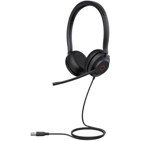 Casque - YEALINK - UH35 - Double microphone - Réduction du bruit - Filaire