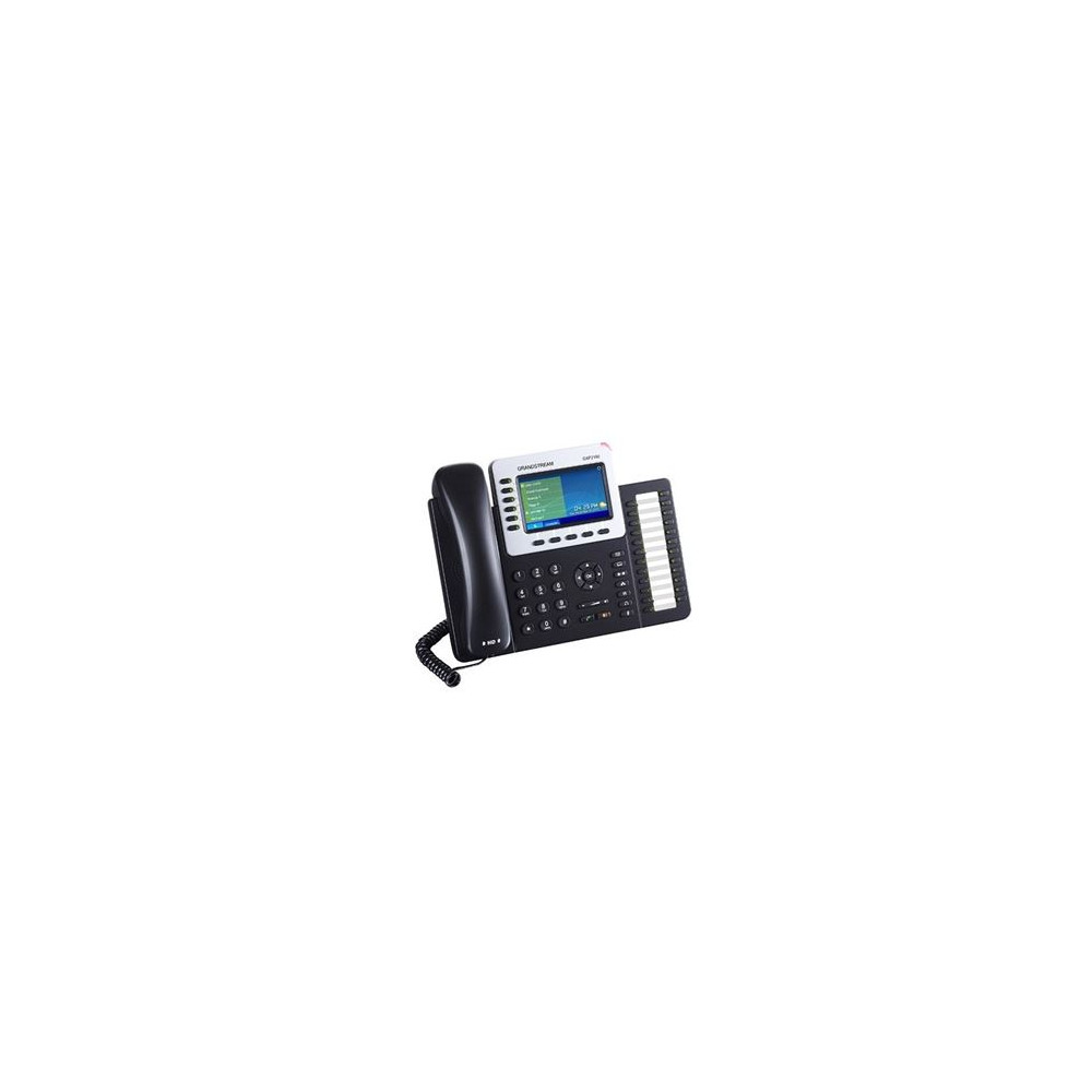 Grandstream GXP2160 Enterprise IP Phone - Téléphone VoIP - à 5 voies capacité d'appel - SIP, RTCP, RTP, SRTP - multiligne
