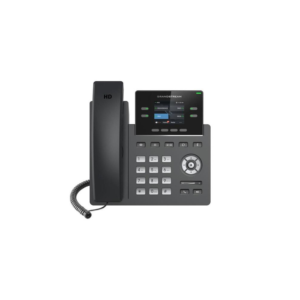 Téléphone VoIP - GRANDSTREAM - GRP-2612 - 2 comptes SIP - 4 touches multifonctions - Audio HD