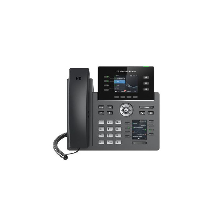 Téléphone IP Grandstream Networks GRP2614 Noir 4 lignes TFT Wi-Fi