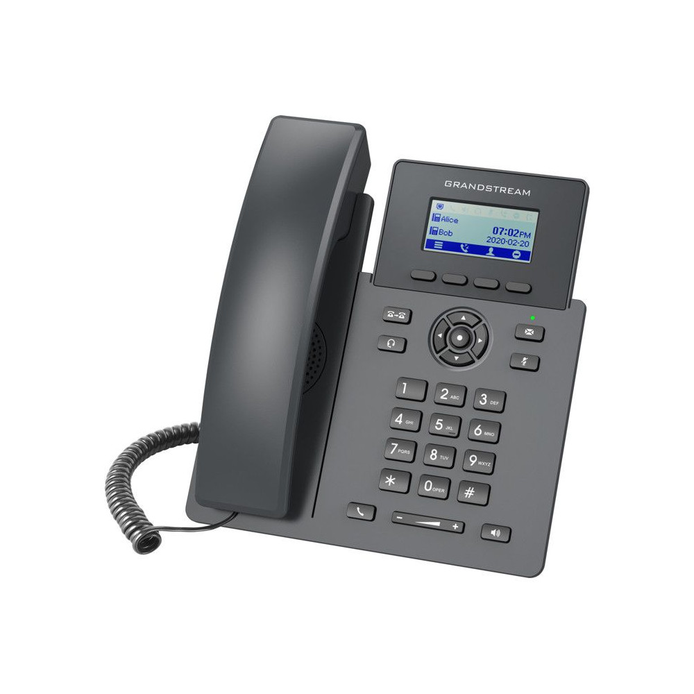 Téléphone IP - Grandstream - GRP2601 - 2 Comptes SIP - Écran LCD 241 - Compatible EHS