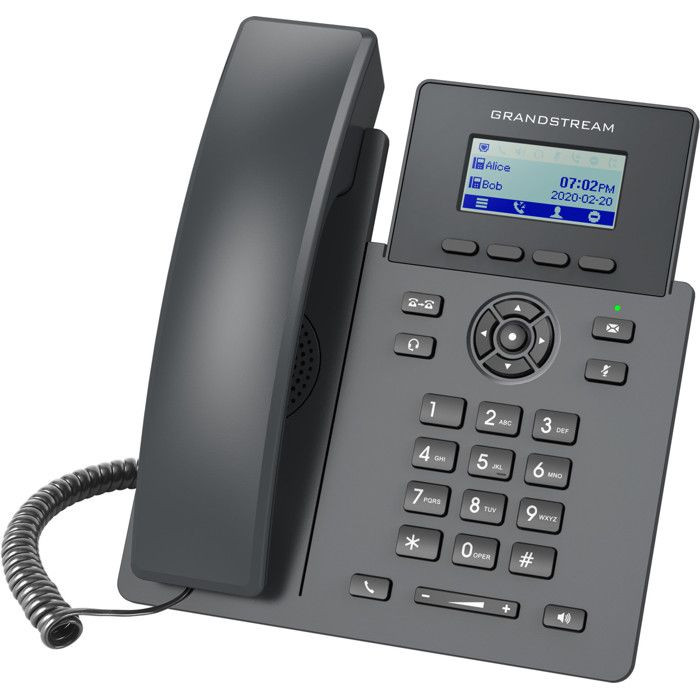 Téléphone IP - Grandstream - GRP2601 - 2 Comptes SIP - Écran LCD 241 - Compatible EHS