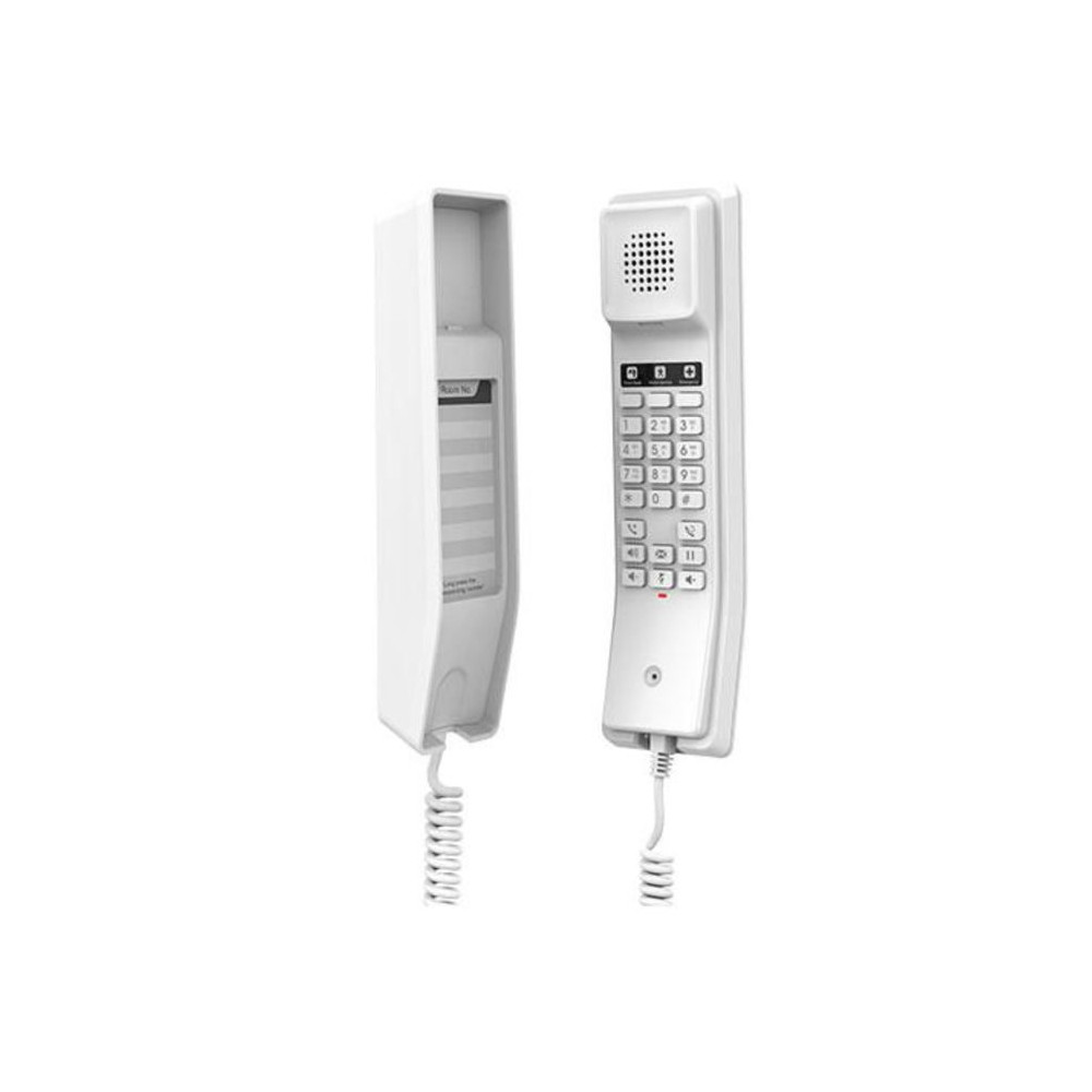 Téléphone IP Hôtel - Grandstream - GHP610 - Audio HD - PoE - 2 lignes - Blanc