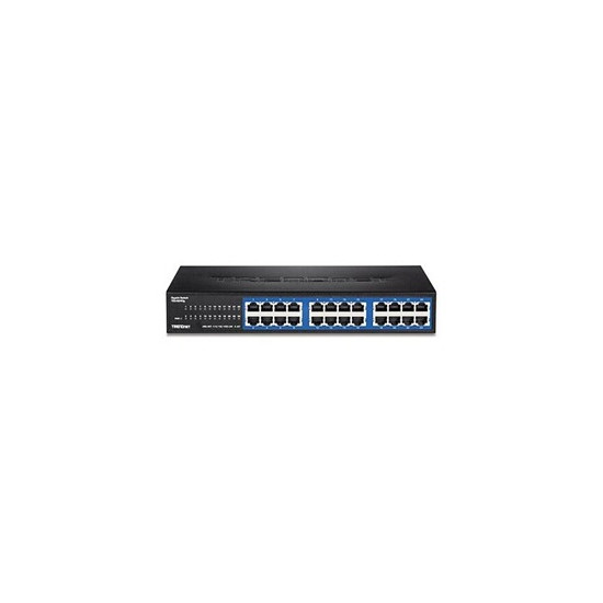 TEG S24Dg - Commutateur - 24 x 10/100/1000 - de bureau - Conformité TAA