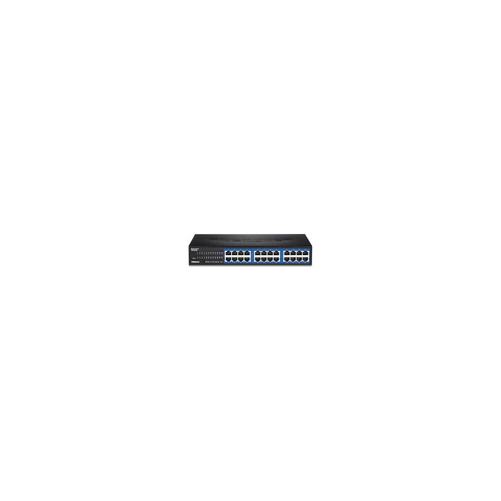 TEG S24Dg - Commutateur - 24 x 10/100/1000 - de bureau - Conformité TAA