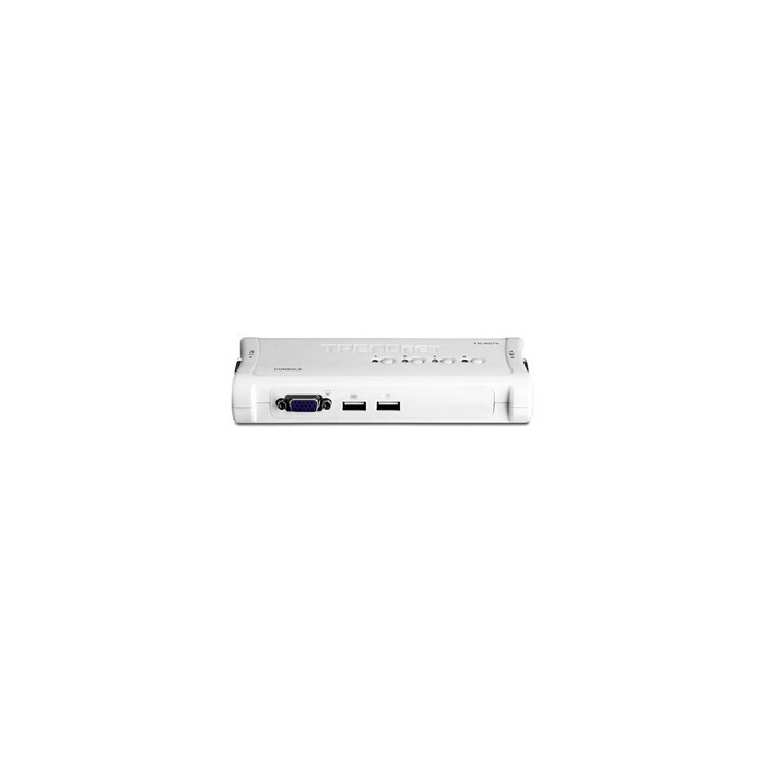 TK 407K - Commutateur KVM - 4 x KVM port(s) - 1 utilisateur local - de bureau