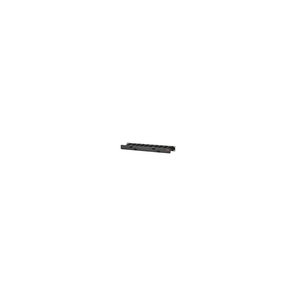Horizontal Cable Manager Single-Sided with Cover - Kit de gestion de câbles pour rack - noir - 1U - 19" - pour P/N: SMTL1000RMI2