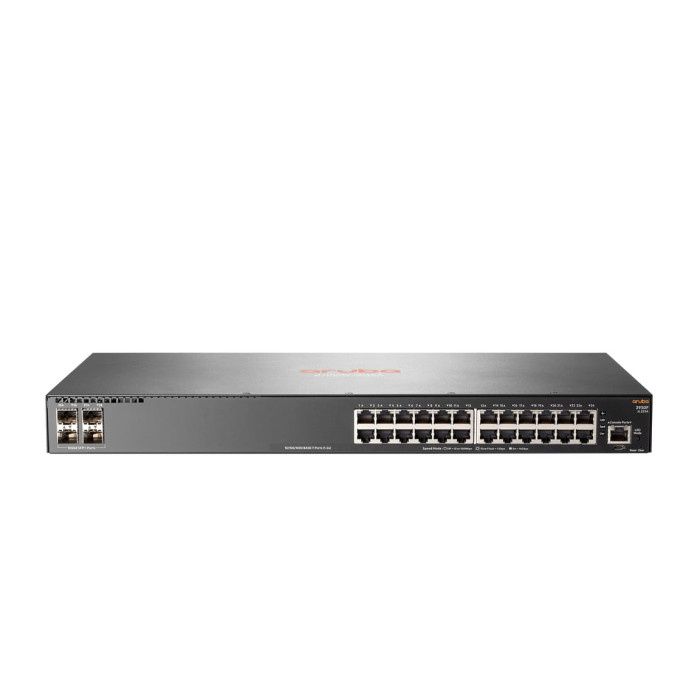 HPE Aruba Networking 2930F 24G 4SFP+ Géré L3 Gigabit Ethernet (10/100/1000) 1U Gris - Neuf