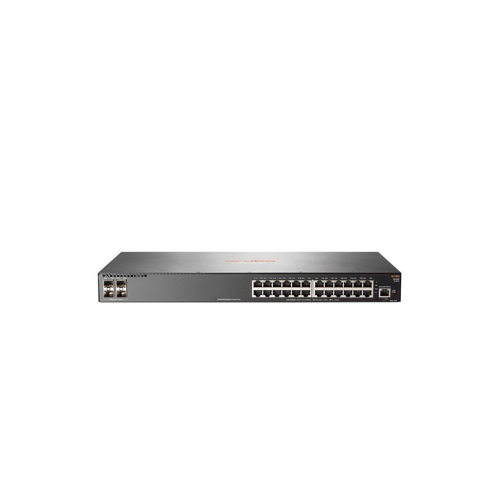 HPE ARUBA Commutateur 2930F 24G 4SFP+ - C3 - Géré - 24 x 10/100/1000 + 4 x 1 gigabit/10 gigabit SFP+ (liaison montante)