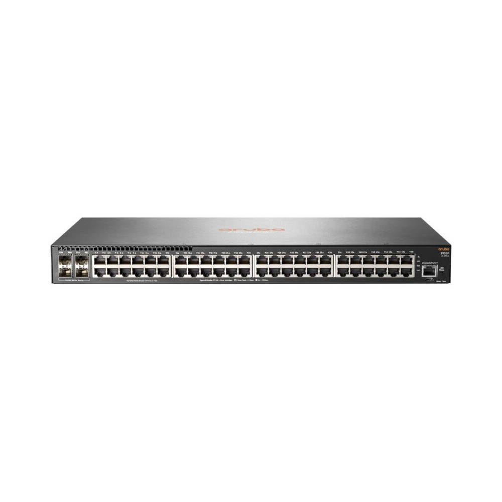 Hp Enterprise Aruba - A Hewlett Packard Enterprise Company Aruba 2930f 48g 4sfp+ - Géré - L3 - Gigabit Ethernet (10/100/1000) - 