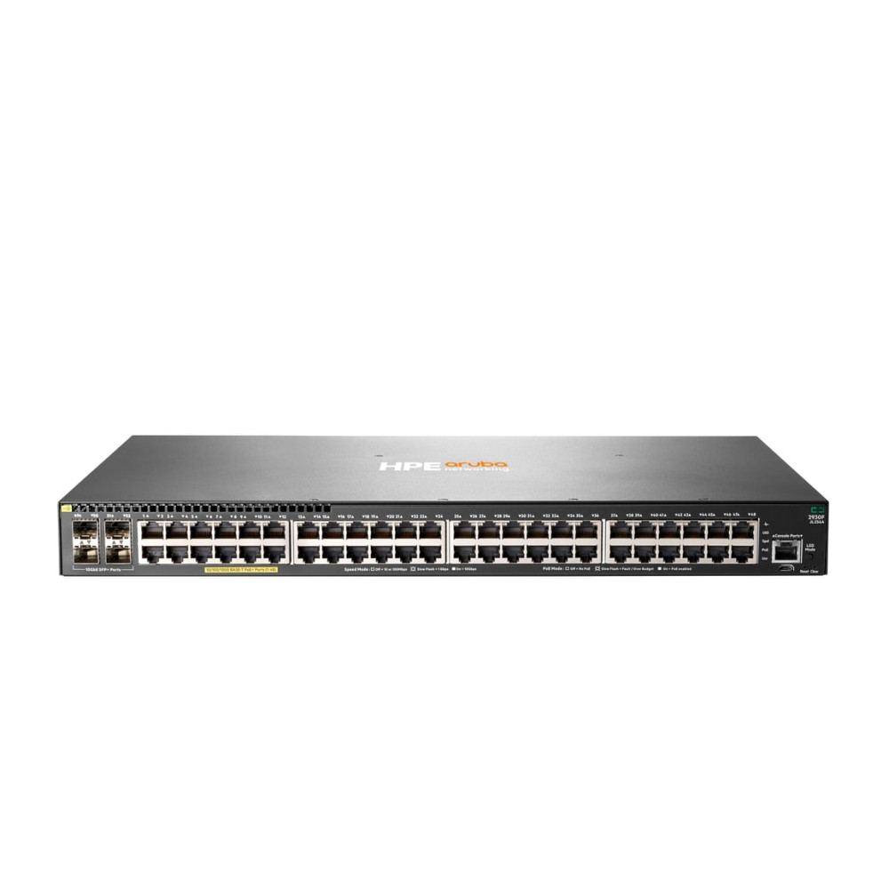 HPE Aruba Networking 2930F 48G PoE+ 4SFP+ Switch - Neuf