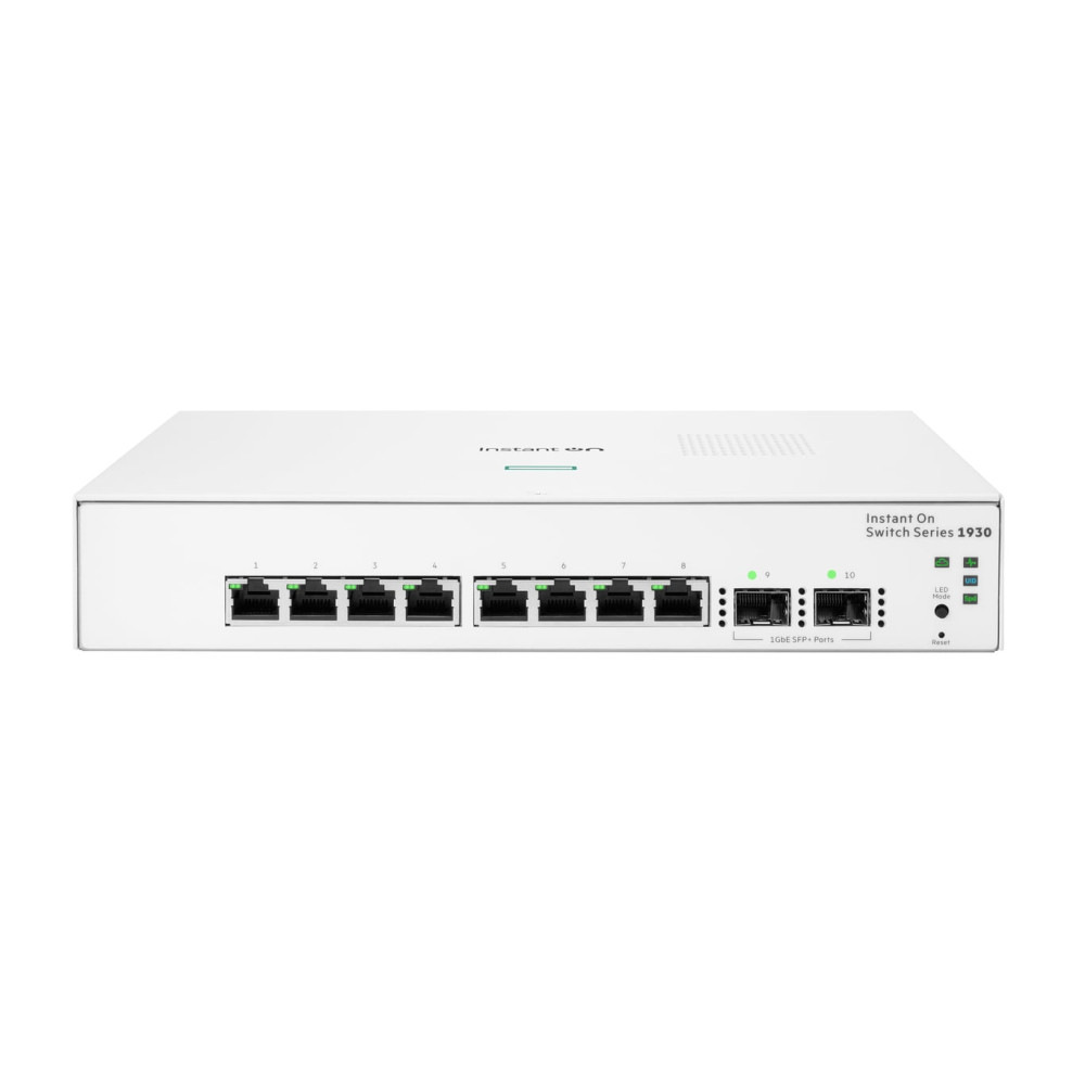 HPE Aruba Networking Networking Instant On Switch 8p Gigabit 2p SFP 1930 - Neuf