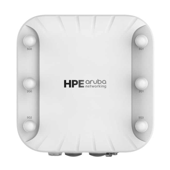 HPE Aruba Networking AP-518 (RW) Dual Radio 4x4/2x2 Wi-Fi 6 6xRPSMA Connectors Hardened AP - Neuf