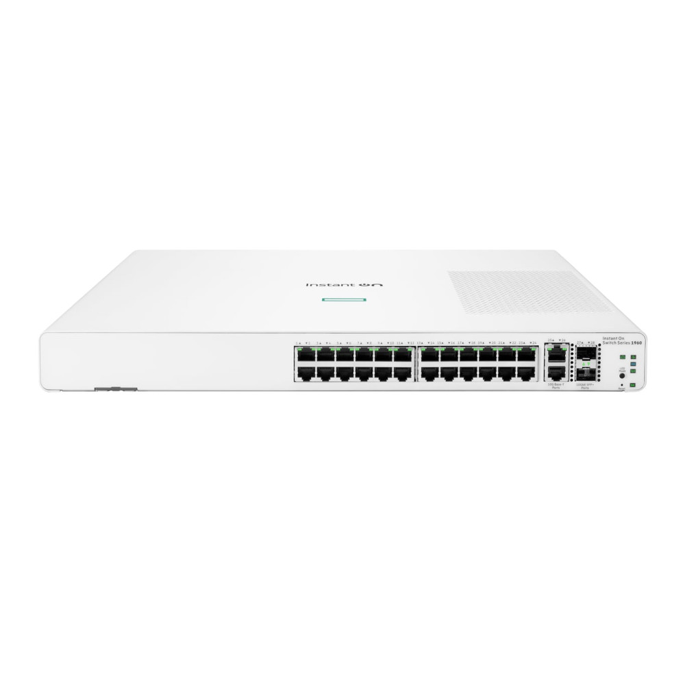 HPE Aruba Networking Networking Instant On Switch 24p Gigabit 2p 10GBT 2p SFP+ 1960 - Neuf