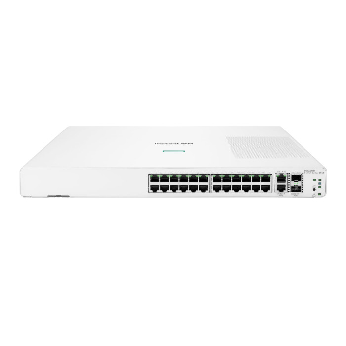 HPE Aruba Networking Networking Instant On Switch 24p Gigabit 2p 10GBT 2p SFP+ 1960 - Neuf