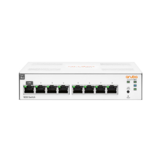 HPE Aruba Networking Aruba Instant On 1830 8G Géré L2 Gigabit Ethernet (10/100/1000) - Neuf