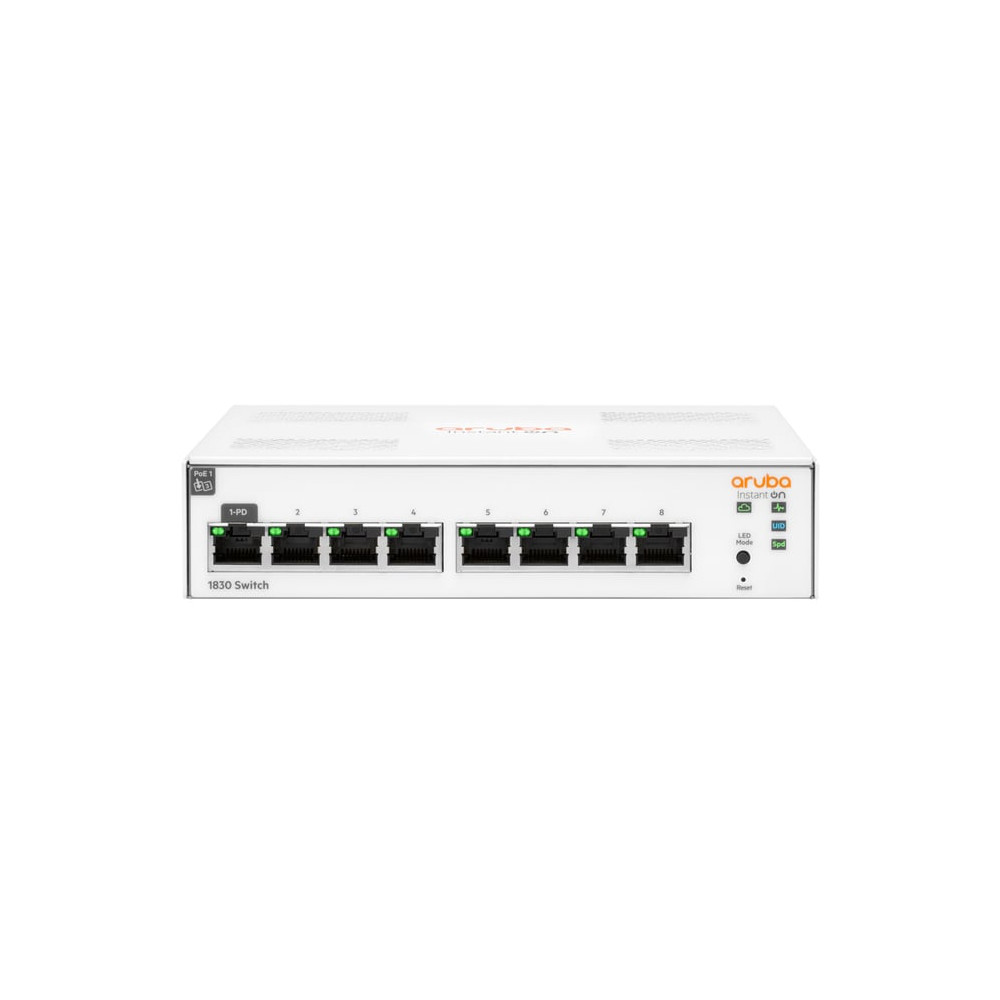 HPE Aruba Networking Aruba Instant On 1830 8G Géré L2 Gigabit Ethernet (10/100/1000) - Neuf
