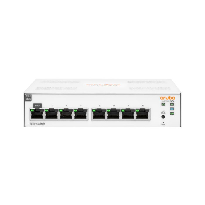 HPE Aruba Networking Aruba Instant On 1830 8G Géré L2 Gigabit Ethernet (10/100/1000) - Neuf