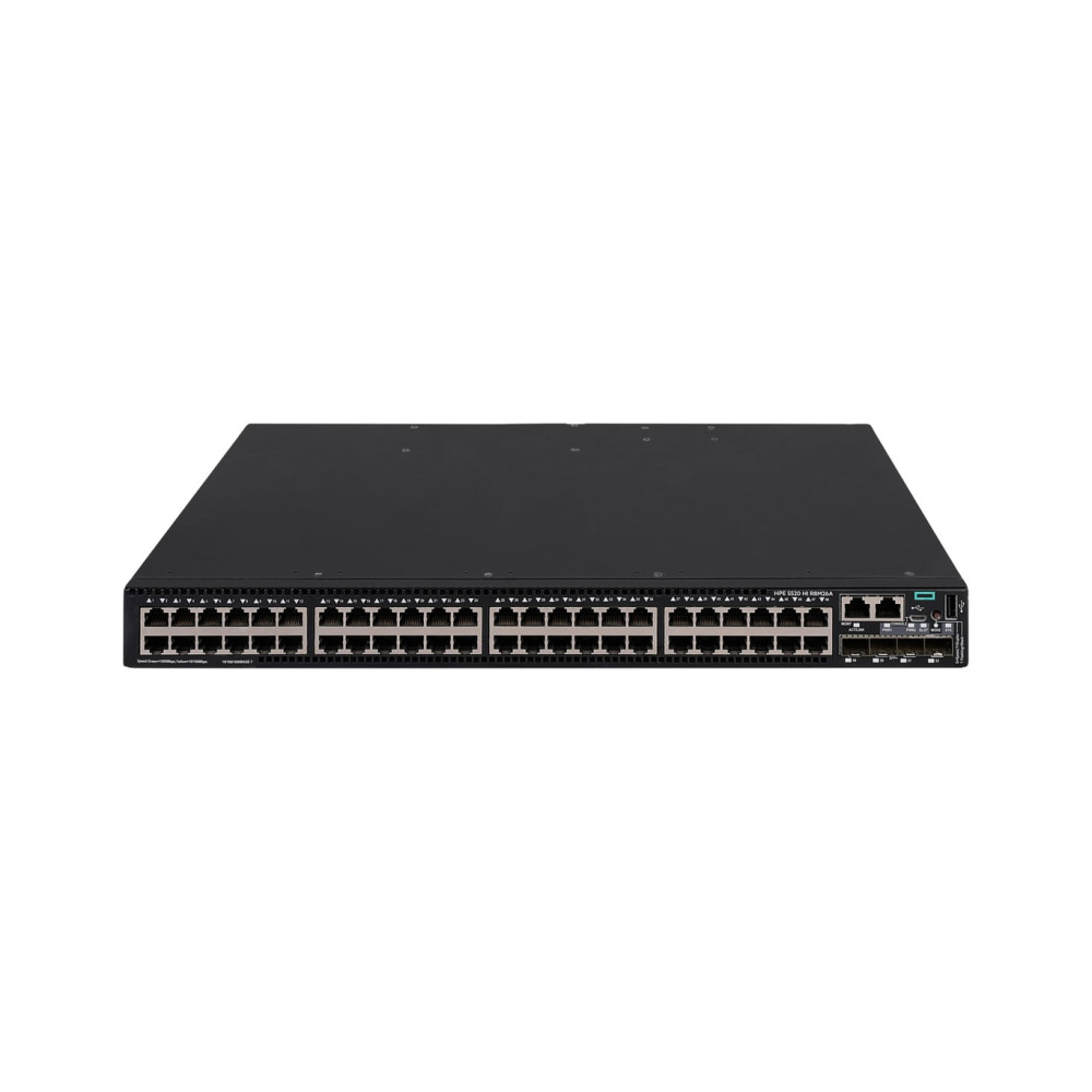 HPE Networking Comware Switch 48G 10/100/1000BASE-T 4 10G/1G BASE-X 5520HI - Neuf
