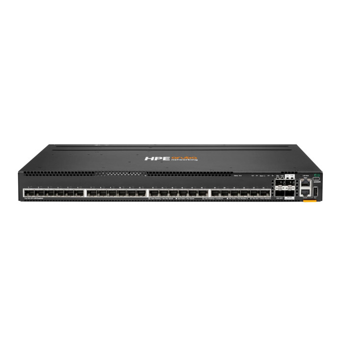 HPE Aruba Networking CX 6300M 24p SFP+ LRM support and 2p 50G and 2p 25G MACSec Switch - Neuf
