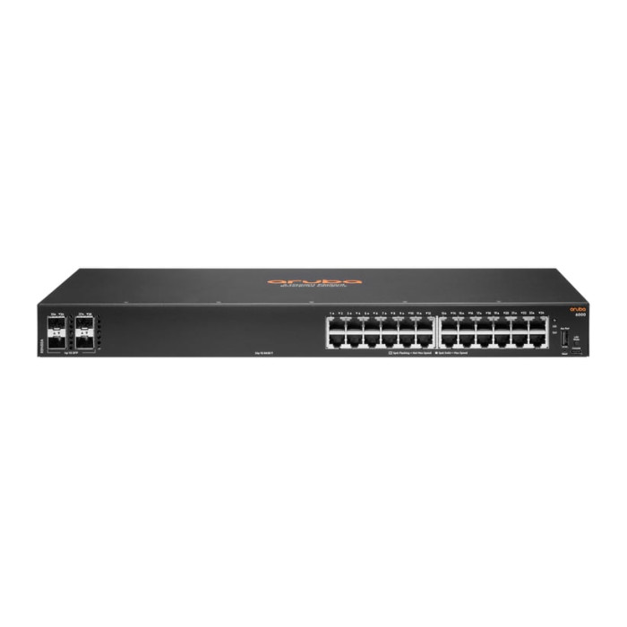 HPE Aruba Networking 6000 24G 4SFP Géré L3 Gigabit Ethernet (10/100/1000) 1U - Neuf