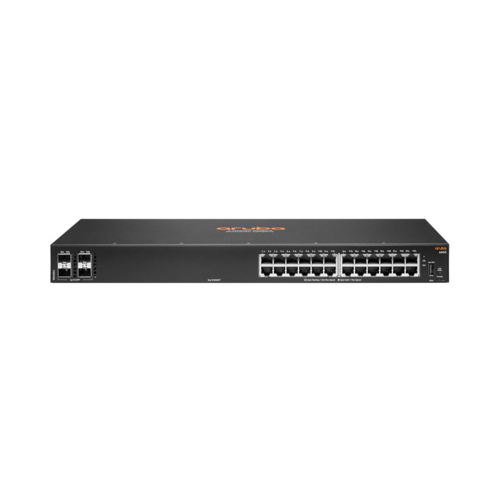 Hpe Aruba Networking 6000 24g 4sfp Géré L3 Gigabit Ethernet (10/100/1000) 1u
