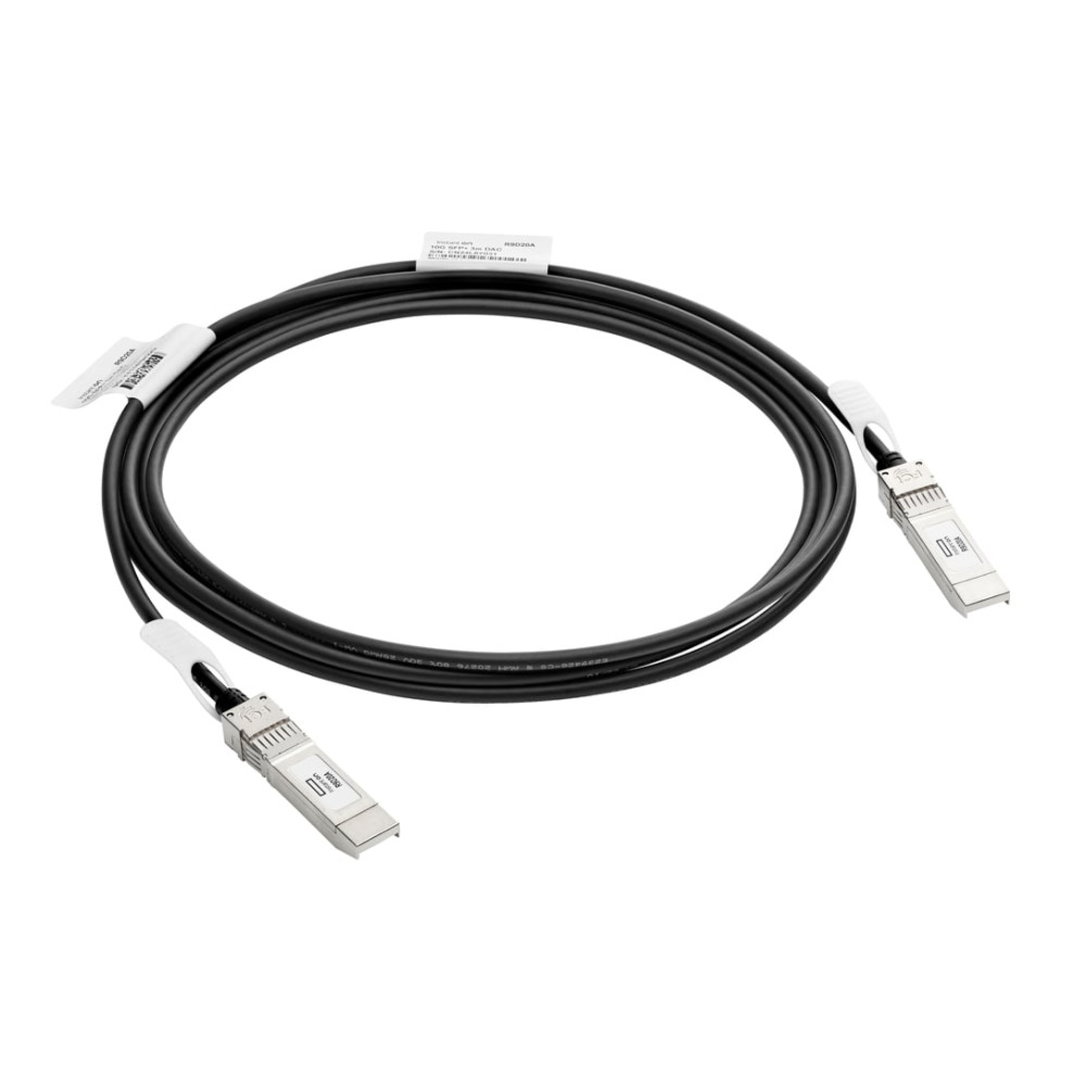HPE Aruba Networking Networking Instant On 10G SFP+ to SFP+ 3m Direct Attach Copper Cable - Neuf