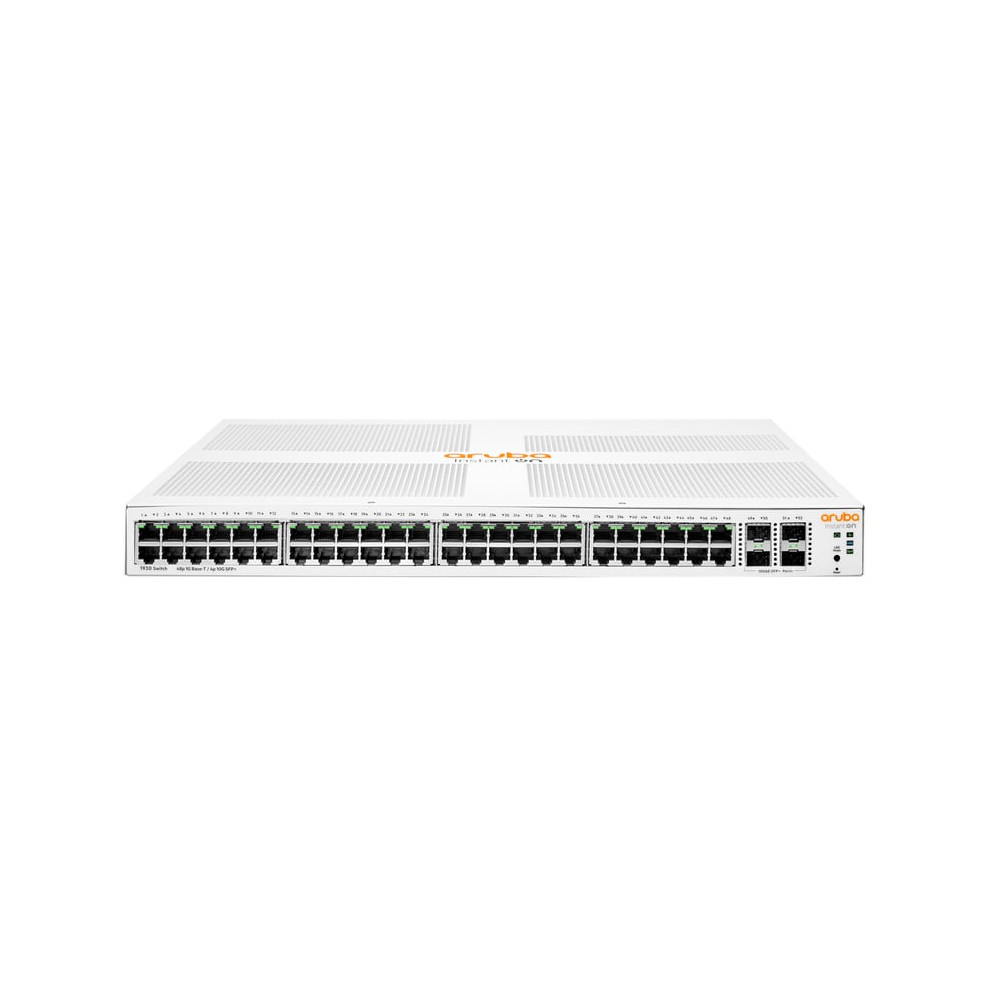 HPE Aruba Networking Aruba Instant On 1930 48G Class4 PoE 4SFP/SFP+ 370W Géré L2+ Gigabit Ethernet (10/100/1000) Connexion Ether