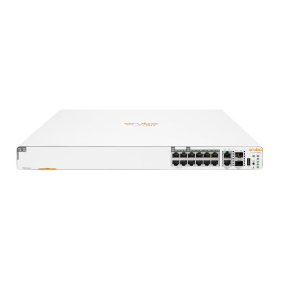 HPE Aruba Instant On 1960 8p 1G Class 4 4p SR1G/2.5G Class 6 PoE 2p 10GBASE-T 2p SFP+ 480W Géré Gigabit Ethernet (10/100/1000) C