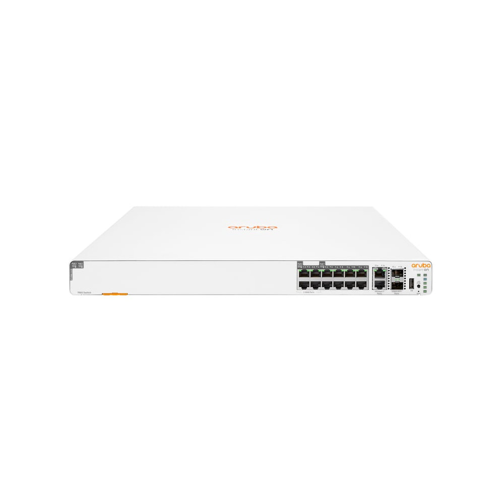 HPE Aruba Instant On 1960 8p 1G Class 4 4p SR1G/2.5G Class 6 PoE 2p 10GBASE-T 2p SFP+ 480W Géré Gigabit Ethernet (10/100/1000) C