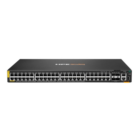 HPE Aruba Networking CX 6200F 48G Class-4 PoE 4SFP 370W Géré L3 Gigabit Ethernet (10/100/1000) Connexion Ethernet, supportant l'