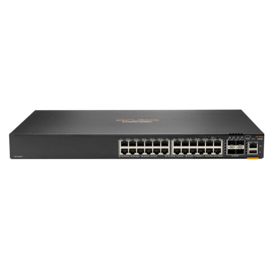 HPE Aruba Networking CX 6200F 24G Class-4 PoE 4SFP+ 370W Géré L3 Gigabit Ethernet (10/100/1000) Connexion Ethernet, supportant l