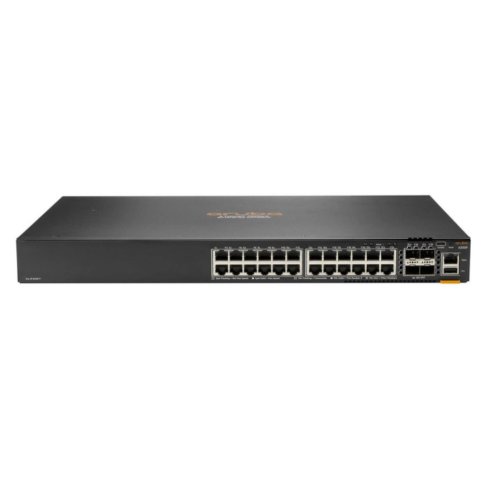 HPE Aruba Networking CX 6200F 24G Class-4 PoE 4SFP+ 370W Géré L3 Gigabit Ethernet (10/100/1000) Connexion Ethernet, supportant l