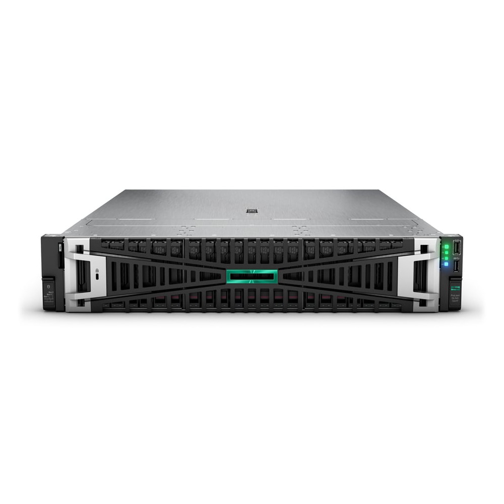 HPE ProLiant DL345 Gen11 9124 3.0GHz 16-core 1P 32GB-R MR408i-o 8LFF 1000W PS EU Server - Neuf
