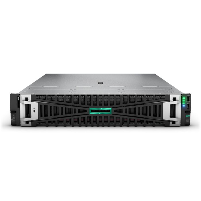 HPE ProLiant DL345 Gen11 9124 3.0GHz 16-core 1P 32GB-R MR408i-o 8LFF 1000W PS EU Server - Neuf