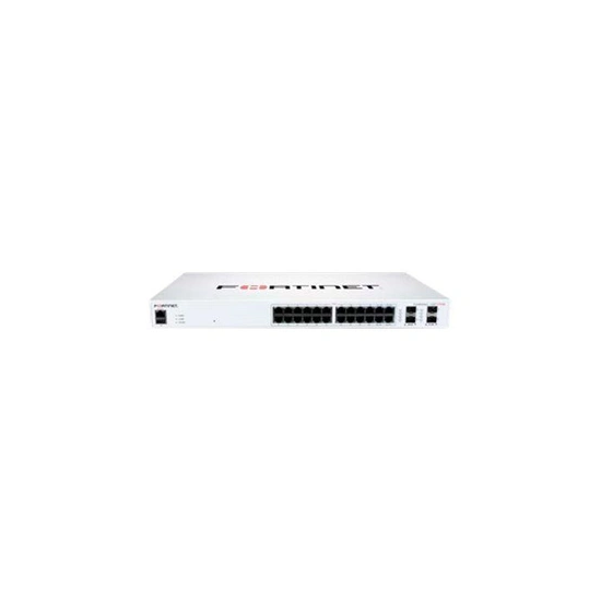 FortiSwitch 124F-FPOE - Commutateur - Géré - 24 x 10/100/1000 (PoE+) + 4 x 10 Gigabit SFP+ - flux d'air d'un côté à l'autre - Mo