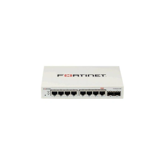 FortiSwitch 108F - Commutateur - Géré - 8 x 10/100/1000 + 2 x Gigabit SFP - flux d'air d'un côté à l'autre - de bureau