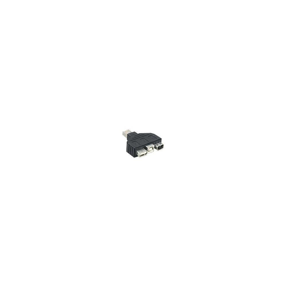 Adaptateur USB/FireWire - TRENDNET - TC-NTUF - Mâle/Femelle - Noir - Pour TC-NT2