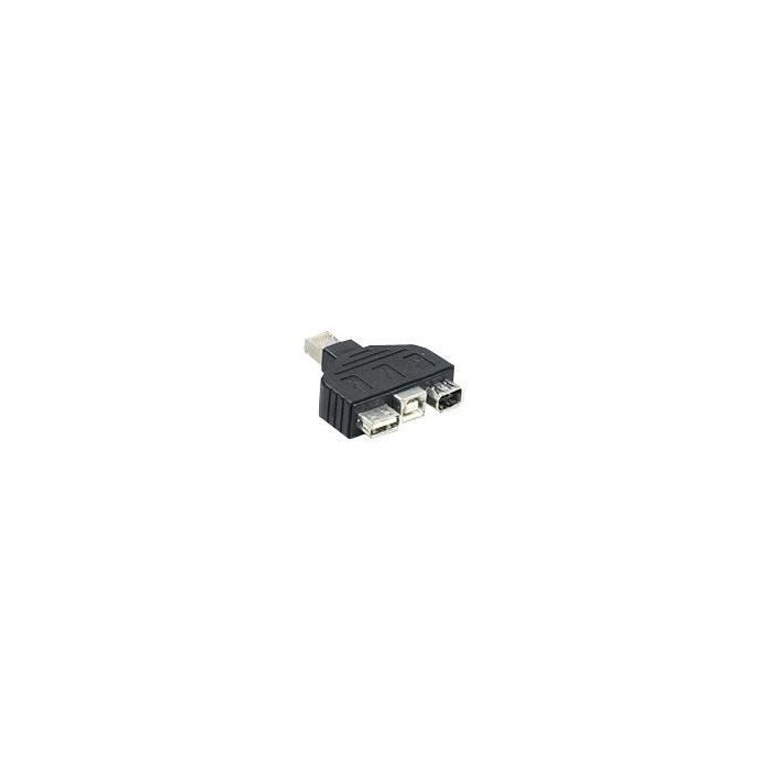 Adaptateur USB/FireWire - TRENDNET - TC-NTUF - Mâle/Femelle - Noir - Pour TC-NT2