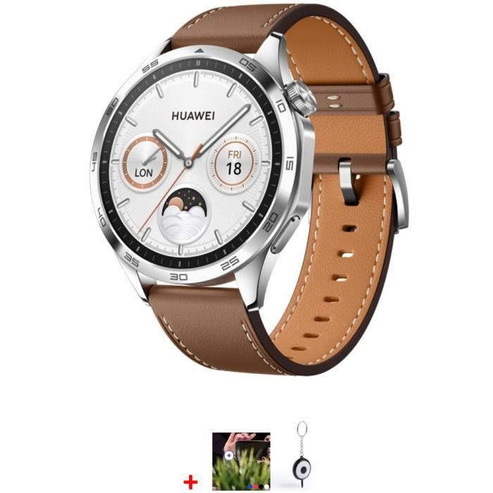 Montre connectée - HUAWEI - Watch GT 4 - 46 mm - Autonomie 14 jours - Positionnement GNSS bi-bande