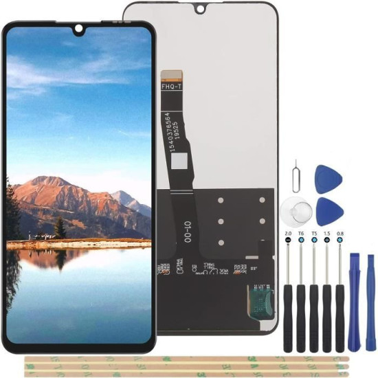 Écran LCD Huawei P30 Lite/Nova 4E Black Assembly - Huawei - P30 Lite - Verre - Noir - 55 po - Android