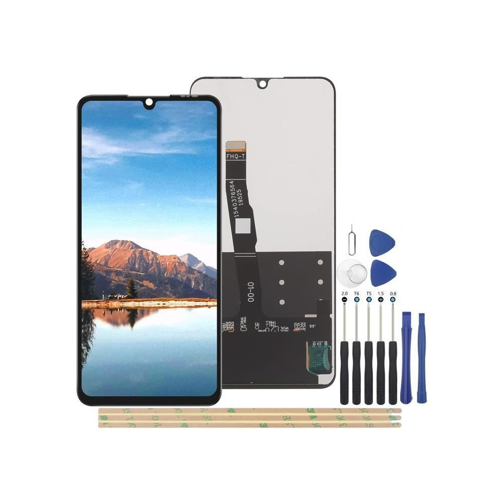 Écran LCD Huawei P30 Lite/Nova 4E Black Assembly - Huawei - P30 Lite - Verre - Noir - 55 po - Android