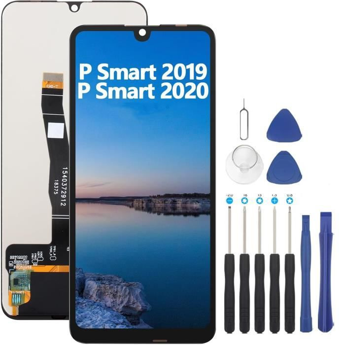 Ecran LCD Huawei P Smart 2020 - Huawei - POT-LX1/2020 - Noir - Verre - Taille 6.21